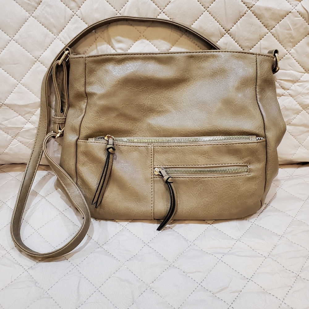 Beige Women's Shoulder Strap Purse - Picture 1 of 7